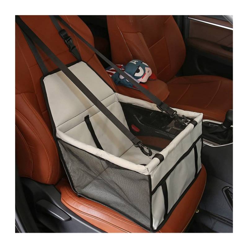 EHYSYN Autositzbezüge Autositzbezug für Hunde, Faltbare Hängematte, Haustier-Reisetasche, Transport von Katzen und Hunden Hundedecke(Style2 Gray) von EHYSYN