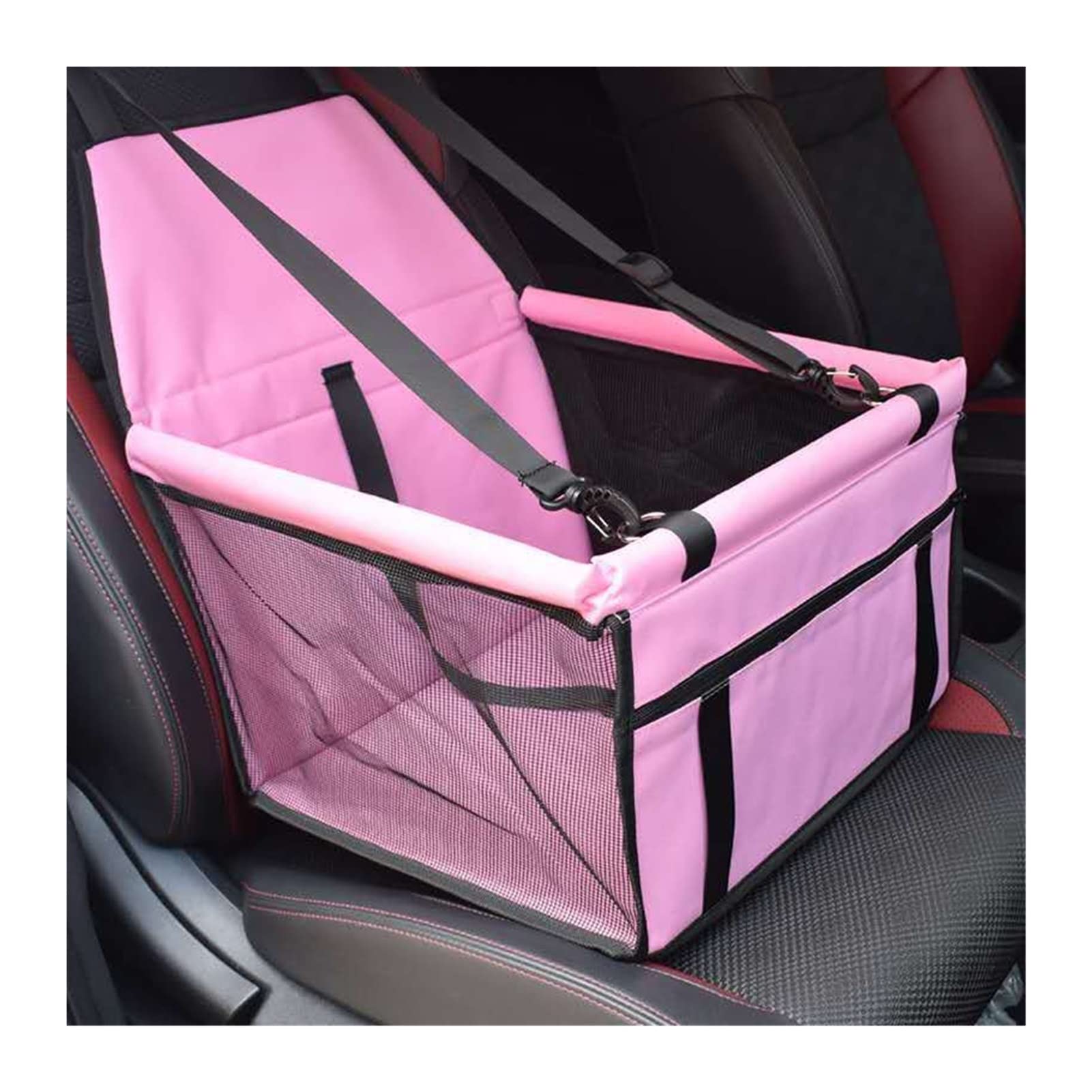 EHYSYN Autositzbezüge Autositzbezug für Hunde, Faltbare Hängematte, Haustier-Reisetasche, Transport von Katzen und Hunden Hundedecke(Style2 Pink) von EHYSYN