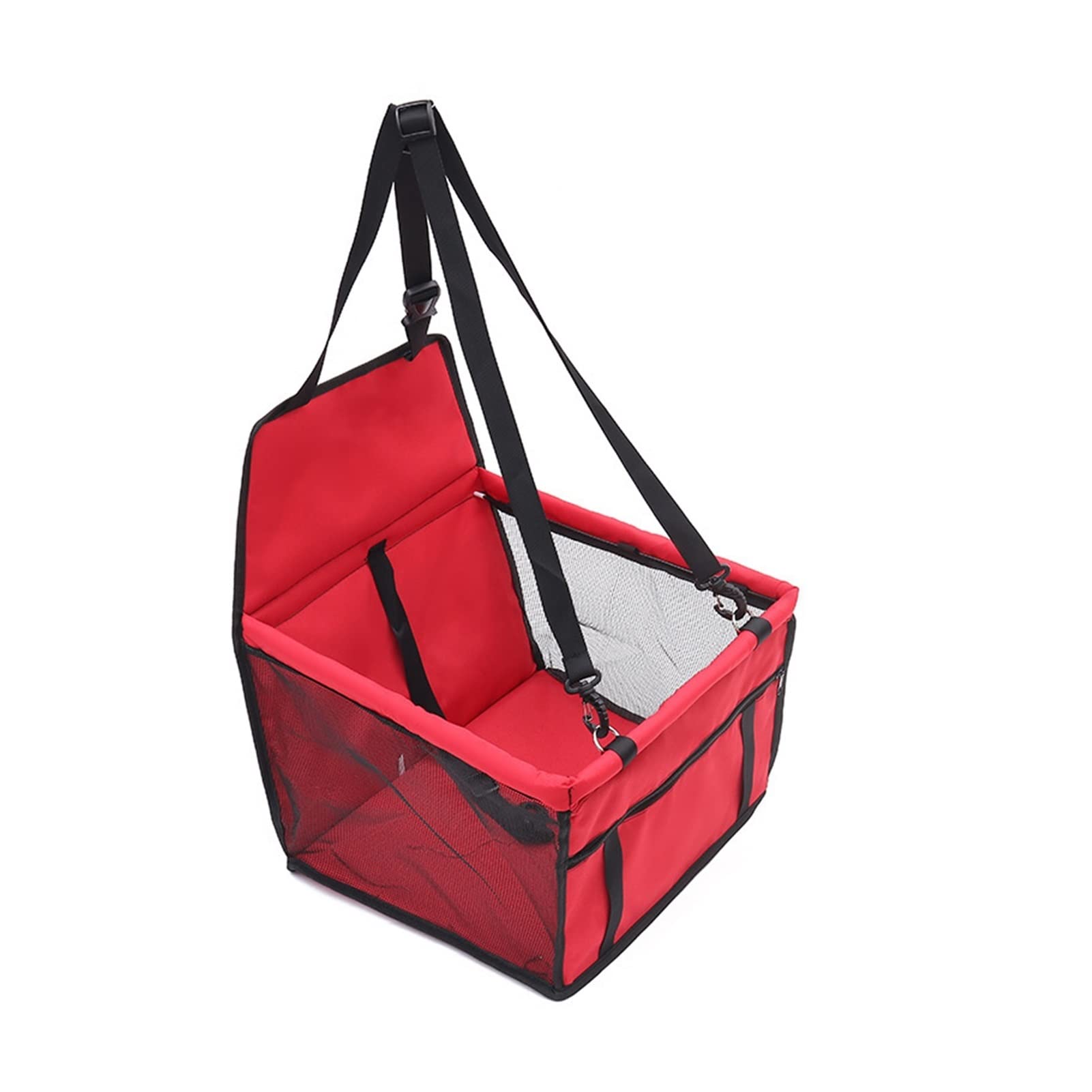 EHYSYN Autositzbezüge Autositzbezug für Hunde, Faltbare Hängematte, Haustier-Reisetasche, Transport von Katzen und Hunden Hundedecke(Style2 Red) von EHYSYN