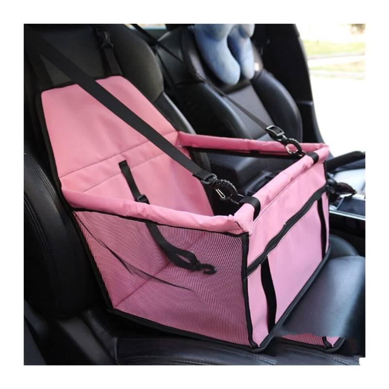 EHYSYN Autositzbezüge Hund Autositzbezug Faltbare Hängematte Pet Back Bag Carry Small Dog Transport Hundedecke(Pink,Without Zipper) von EHYSYN