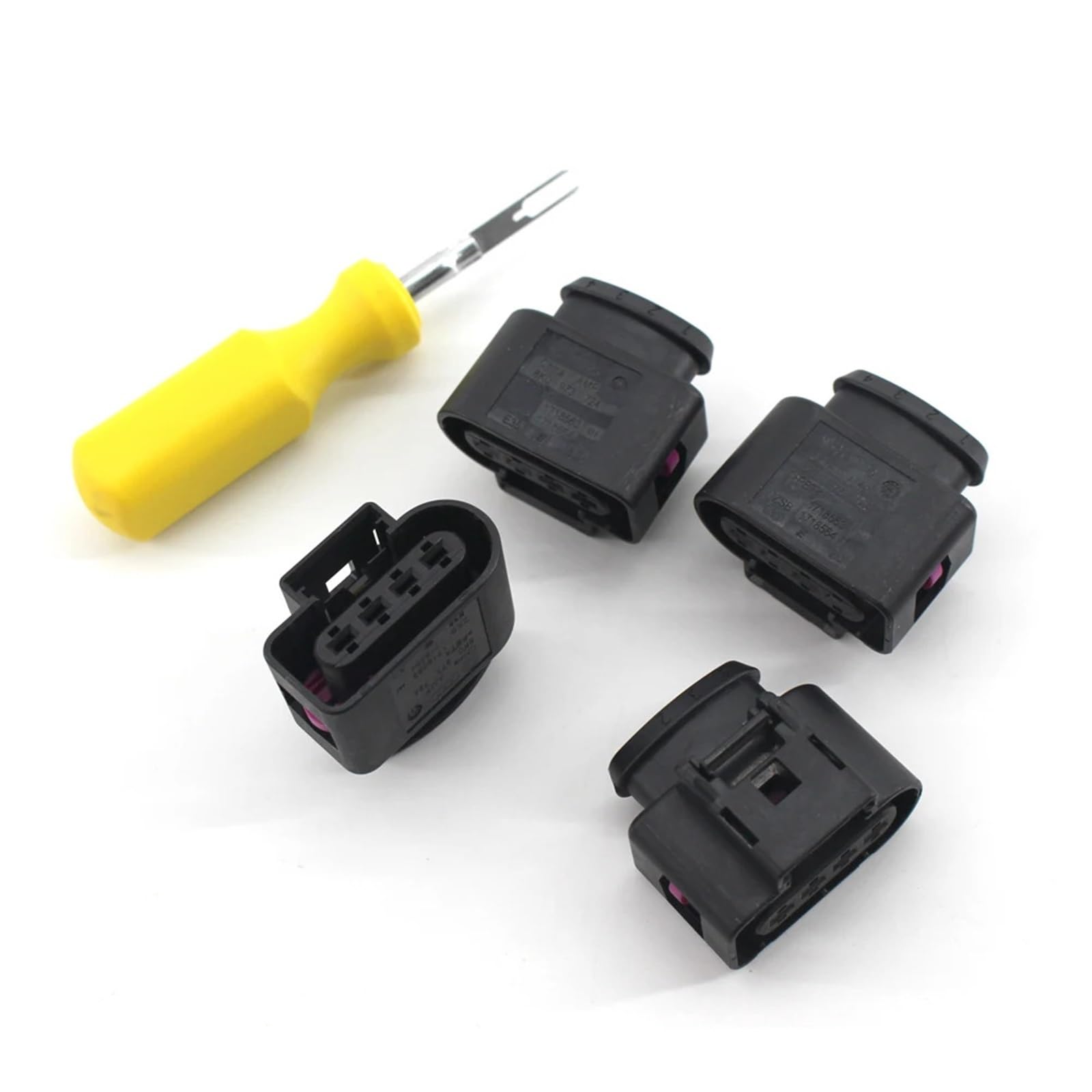 Ignition Coil 4-teiliges Reparaturset für Auto-Zündspulenstecker + 0,3 cm Aufwickelwerkzeug für Audi, passend für VW 8K0 973 724 Zündkerzen von EHYSYN