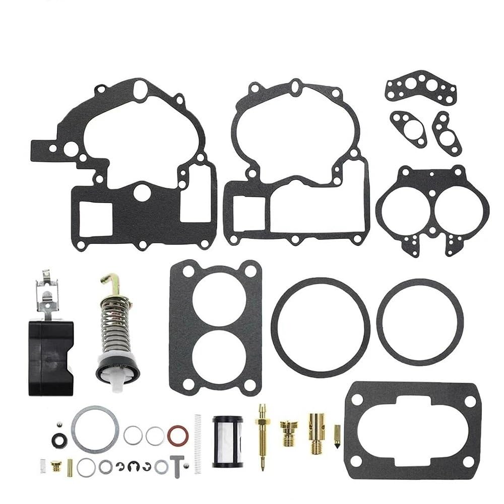 Ignition Coil Vergaser Reparatur Rebuild Kit Fit Für Mercruiser Mercury Marine 3,0 L 4,3 L 5,0 L 5,7 L Boot Zündkerzen(1 set) von EHYSYN