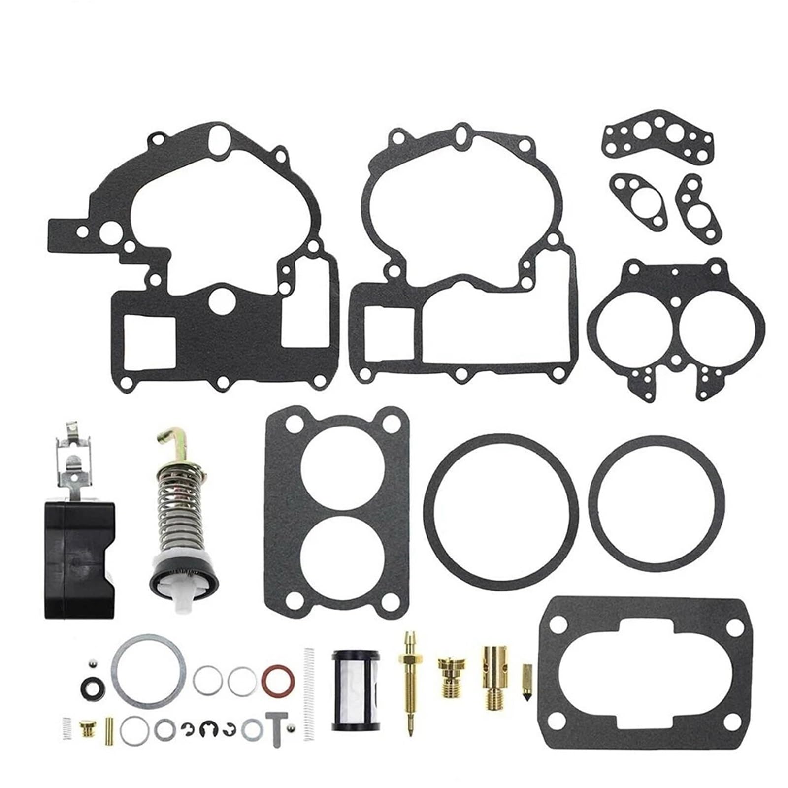 Ignition Coil Vergaser Reparatur Rebuild Kit Fit Für Mercruiser Mercury Marine 3,0 L 4,3 L 5,0 L 5,7 L Boot Zündkerzen(5 set) von EHYSYN