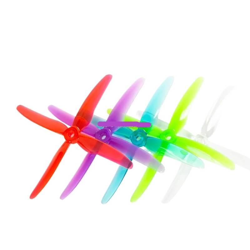 24 Stück 12 Paare 5 Zoll Stil 51455 Vier Tri-Propeller CW CCW Kompatibel mit FPV-Renndrohnen mit bürstenlosem Motor(12 pair Mixed color) von EHxCUF