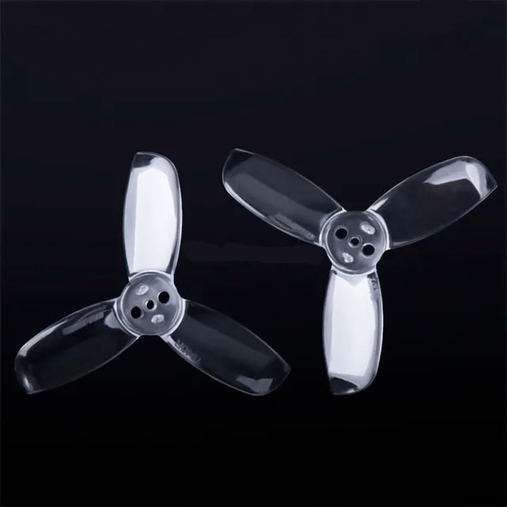 3-Loch-1940-Propeller Kompatibel mit FPV, kompatibel mit 1,9 x 4,0-Motoren 1104 1105 CW CCW Prop(Transparent 4pair) von EHxCUF