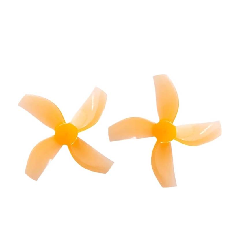 4 Paar 35-mm-4-Propeller Kompatibel mit RC-Flugzeuge, kompatibel mit 1S Coreless-Brushless-Motoren mit 1-mm-Wellenloch und 1,4-Zoll-Scheibendurchmesser(Orange 4pair) von EHxCUF