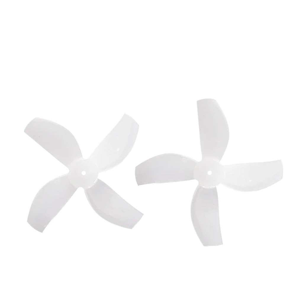 4 Paar 35-mm-4-Propeller Kompatibel mit RC-Flugzeuge, kompatibel mit 1S Coreless-Brushless-Motoren mit 1-mm-Wellenloch und 1,4-Zoll-Scheibendurchmesser(White 4pair) von EHxCUF