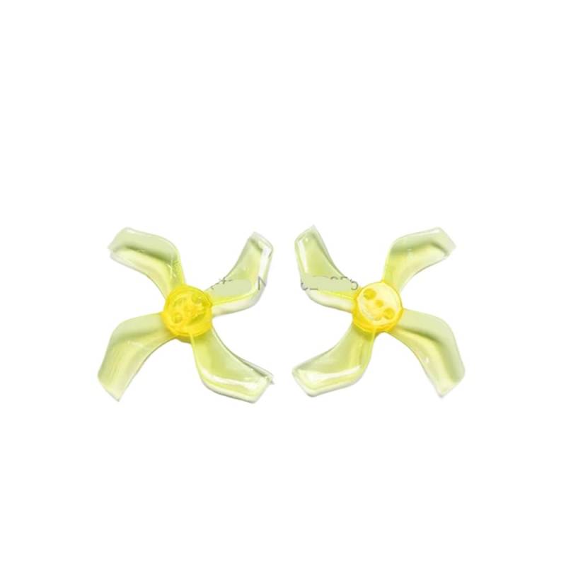 4 Paar 8 Stück 1 mm Welle 4-Propeller 1636 1,6 x 3,6 x 4 40 mm CCW CW kompatibel mit bürstenlosen Motoren Kompatibel mit RC-Drohnen- und Flugzeugteile(Yellow 4Pair) von EHxCUF