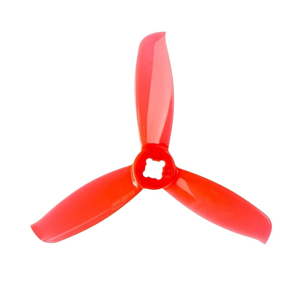 4 Stück 3028 Propeller 3 Zoll Paddel kompatibel CW CCW Kompatibel mit FPV Drone Quadcopter Multicopter(2Pairs Red) von EHxCUF