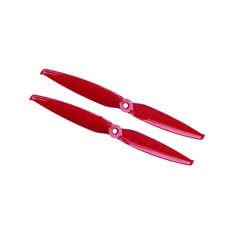 7042 FPV-Propeller, 7 Zoll x 4,2 Zoll, kompatibel mit 2407-2408-Motoren Kompatibel mit RC-Drohnen, Quadrocopter, erhältlich in 4 Farben, CW CCW Prop(Red 2pair) von EHxCUF