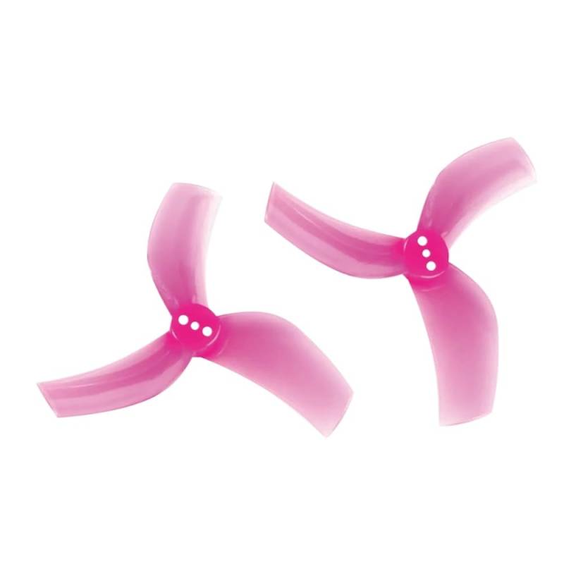 8er-Pack, 4 Paare, 63 mm, 2,5 Zoll, 3 Propeller Kompatibel mit RC FPV Racing Freestyle Toothpick Cinewhoop Kanaldrohnen, kompatibel mit verschiedenen Modellen(Pink) von EHxCUF