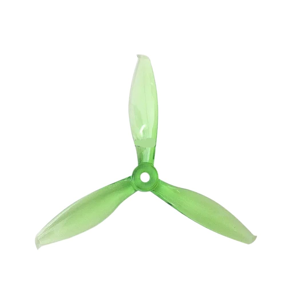 Stil 5149 5,1 x 4,9 FPV PC 3 Propeller 2 Paar 6 Farben CW CCW Kompatibel mit Speed ​​Racing Drone kompatibel mit verschiedenen Modellen(Green 2pair) von EHxCUF