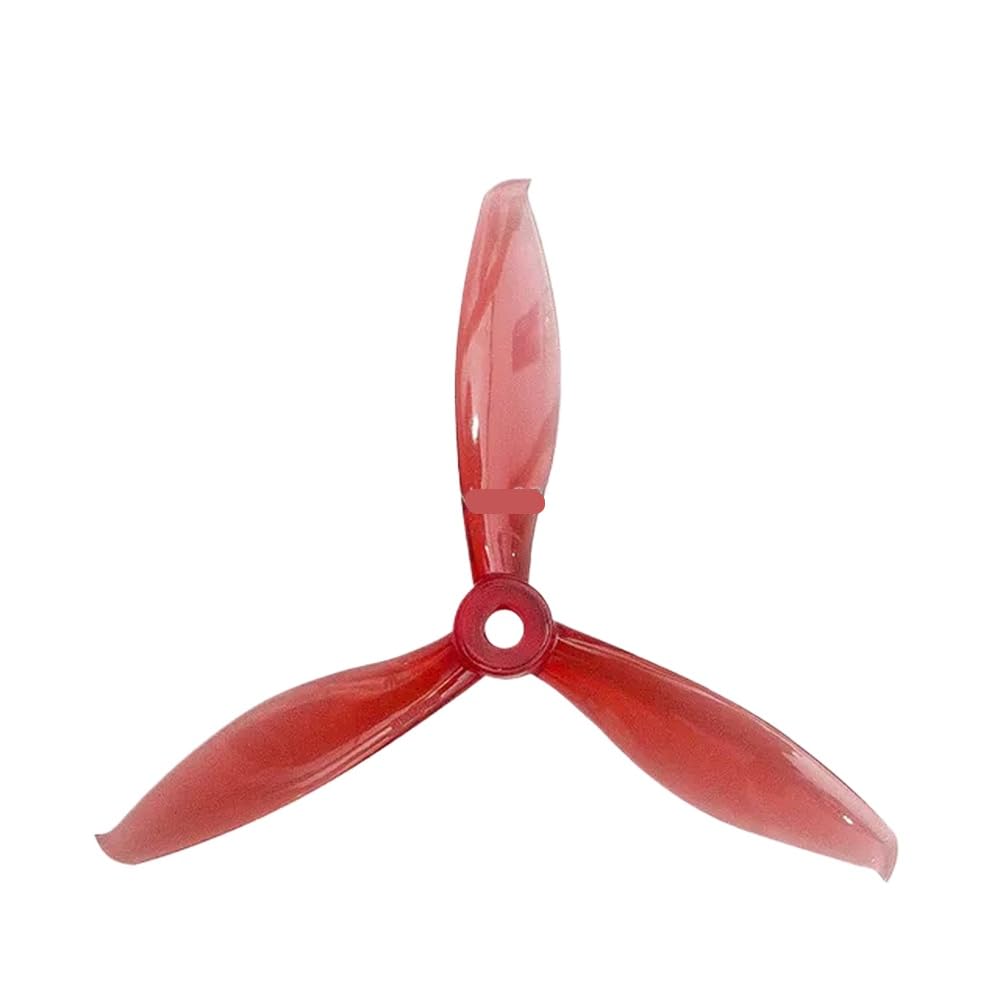 Stil 5149 5,1 x 4,9 FPV PC 3 Propeller 2 Paar 6 Farben CW CCW Kompatibel mit Speed ​​Racing Drone kompatibel mit verschiedenen Modellen(Red 2pair) von EHxCUF