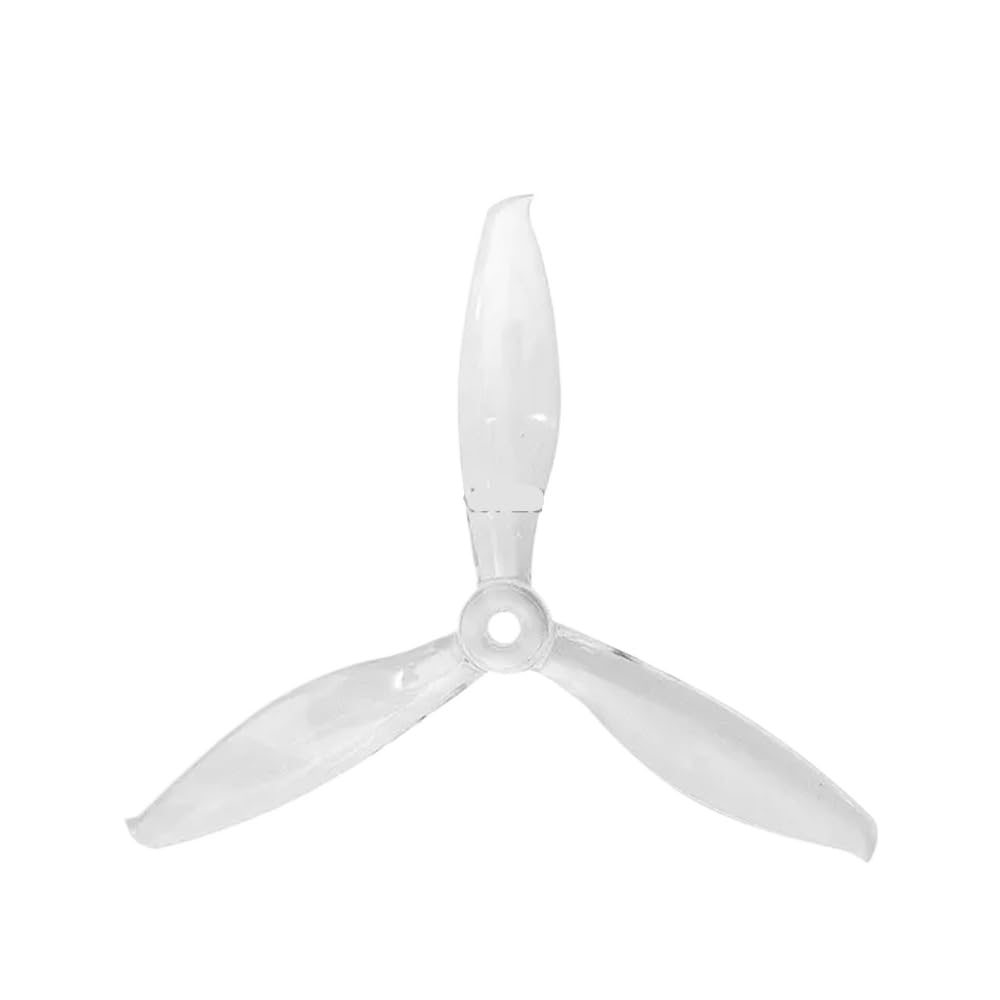 Stil 5149 5,1 x 4,9 FPV PC 3 Propeller 2 Paar 6 Farben CW CCW Kompatibel mit Speed ​​Racing Drone kompatibel mit verschiedenen Modellen(Transparent 2pair) von EHxCUF