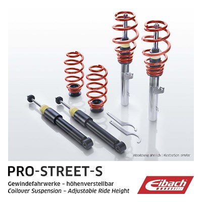 Eibach Fahrwerkssatz, Federn/Dämpfer, Pro-Street-S [Hersteller-Nr. PSS65-15-020-01-22] für Audi, VW von EIBACH