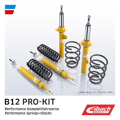 Eibach Fahrwerkssatz, Federn/Dämpfer, Sportfahrwerk B12 Pro-Kit [Hersteller-Nr. E90-84-006-07-22] für Volvo von EIBACH