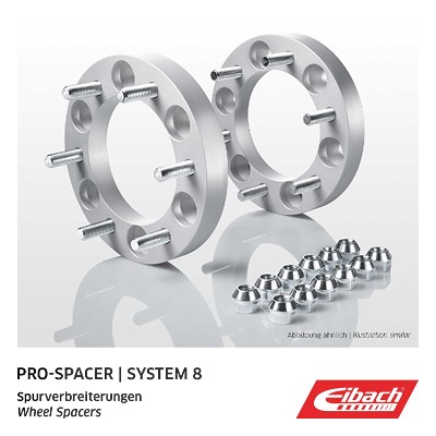 Eibach Spurverbreiterung, Pro-Spacer [Hersteller-Nr. S90-8-25-004] für Toyota, Mitsubishi, Ford von EIBACH