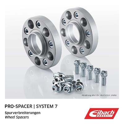 Eibach Spurverbreiterung, Pro-Spacer [Hersteller-Nr. S90-7-25-007] für Dacia, Mitsubishi, Nissan, Renault, Smart von EIBACH