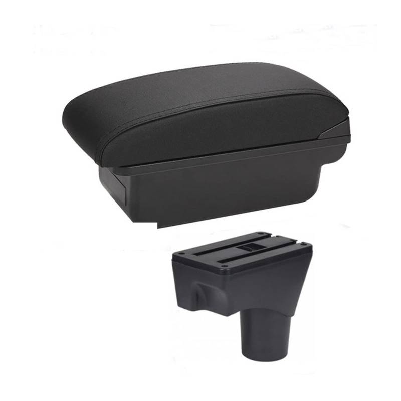 Armlehnenbox Ablagefach Armrest Box Central Storage Content Storage Box Armrests With Cupboard For MARCH For Micra For K13 For MK4 IV(Black black line) von EIDASH