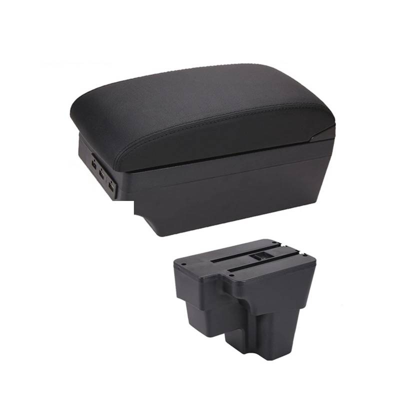 Armlehnenbox Ablagefach Centers Console Storage Car Box Für Daemon Für RIO 2015 2016 2017 2018 2019 2020 2021(Black Line) von EIDASH