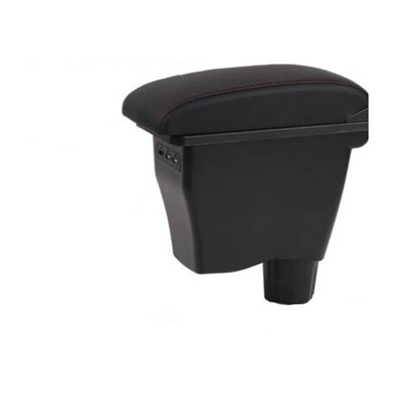 Armlehnenbox Ablagefach Internes Zubehör Armlehnen-Aufbewahrungsbox Für Smart Für FORTWO Für FORFOUR(Black black line) von EIDASH