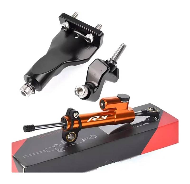 Lenkungsdämpfer Motorrad Für RZF R3 RZF-R3 RZFR3 2021-2024 Sicherheit Lenkung Control Stabilisieren CNC Zubehör Motorrad Lenkung Dämpfer Stabilisator(X-13) von EIDASH