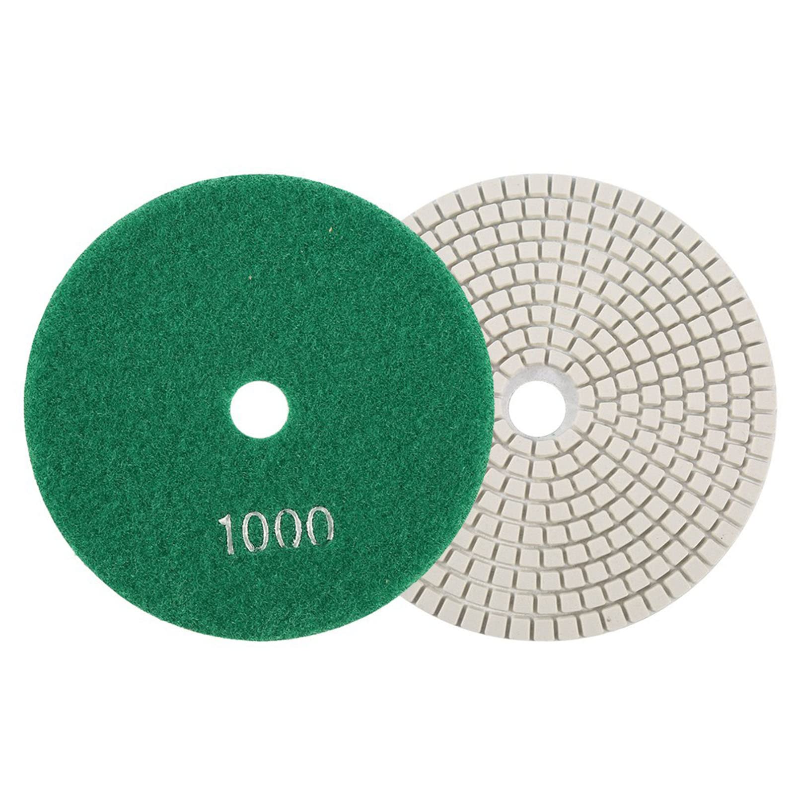 EIMSOAH 5'' Zoll 125mm Nasspolierpads, Polierscheibe, Schleifscheiben für Granit, Beton, Marmor (1000) von EIMSOAH