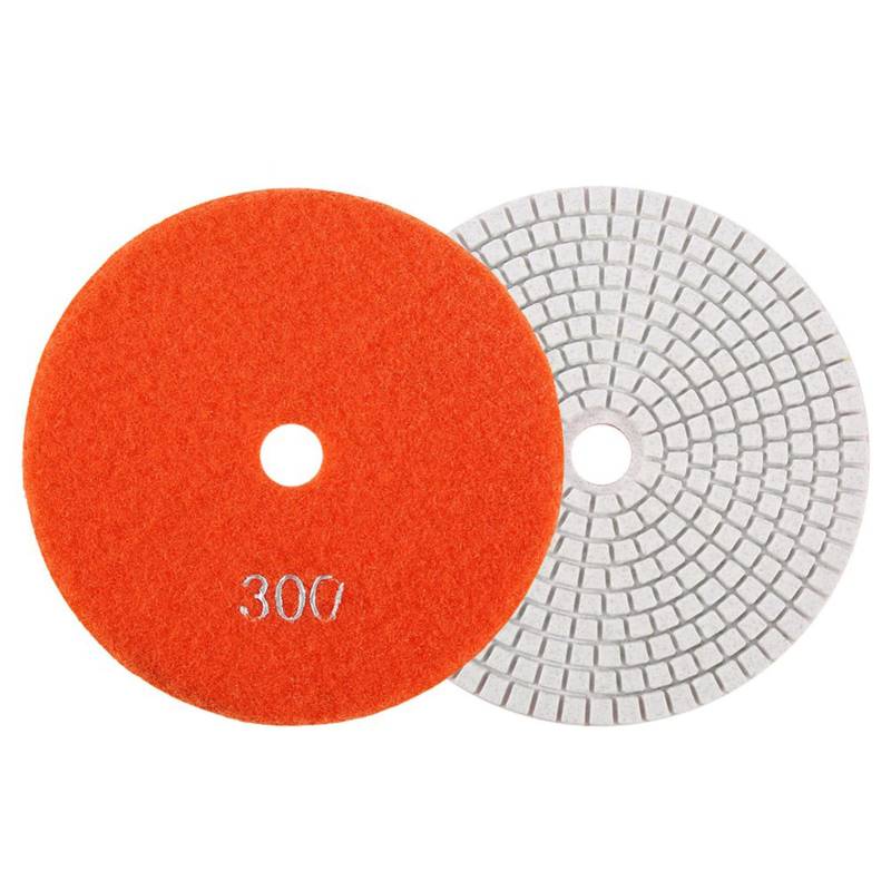 EIMSOAH 5'' Zoll 125mm Nasspolierpads, Polierscheibe, Schleifscheiben für Granit, Beton, Marmor (300) von EIMSOAH