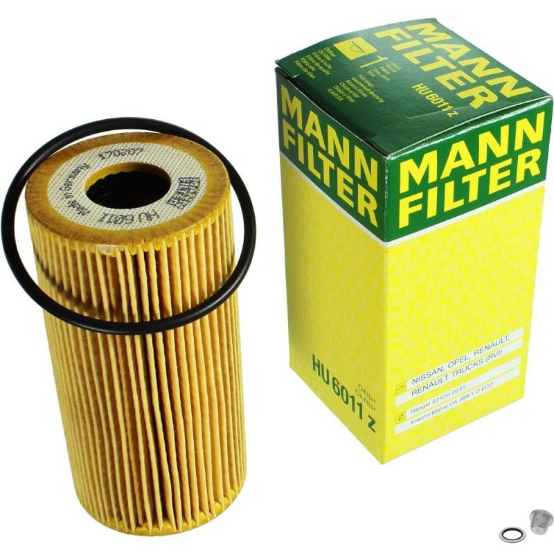 EISENFELS Filter Set erstellt mit MANN-FILTER Ölfilter HU 6011 z, Verschlussschraube von EISENFELS