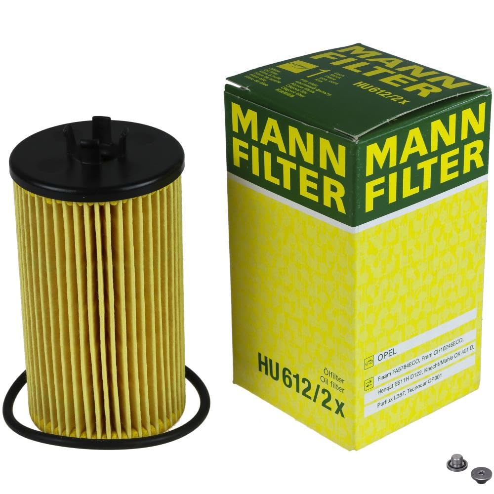 EISENFELS Filter Set erstellt mit MANN-FILTER Ölfilter HU 612/2 x, Verschlussschraube von EISENFELS