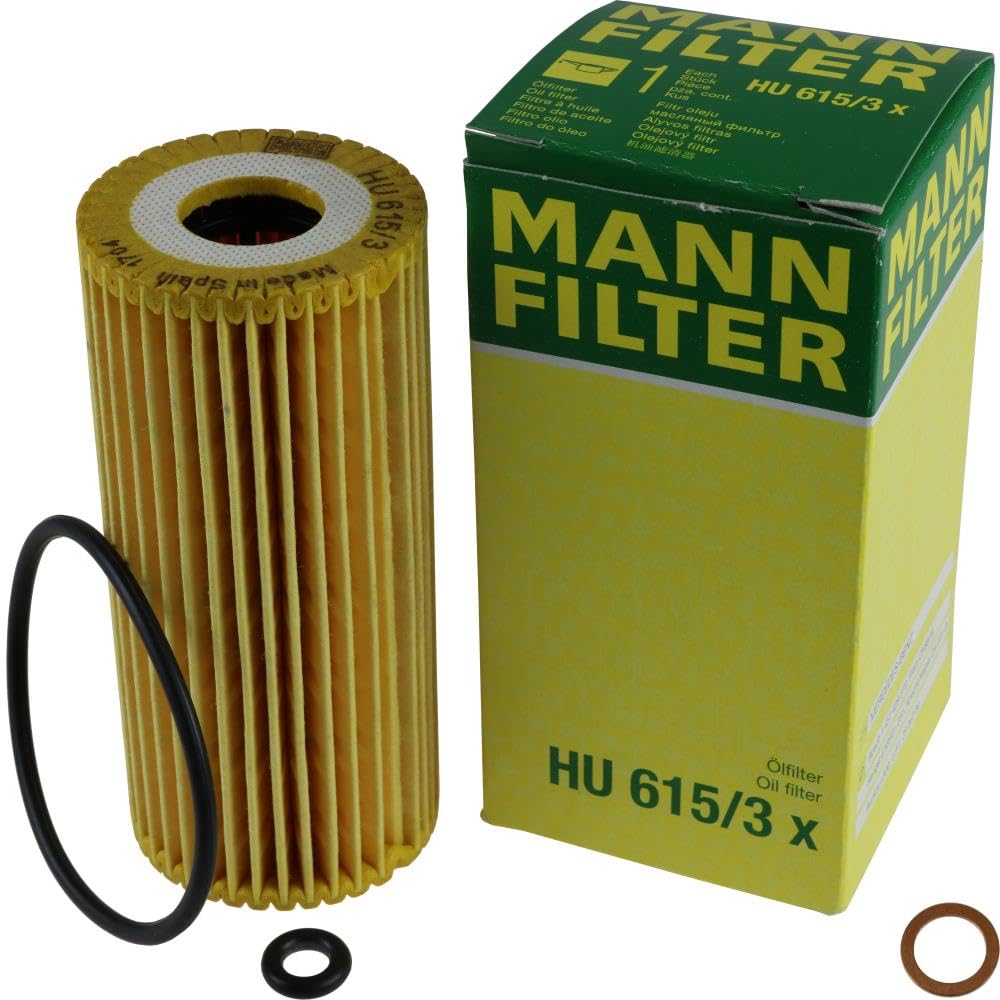 EISENFELS Filter Set erstellt mit MANN-FILTER Ölfilter HU 615/3 x, Dichtring von EISENFELS