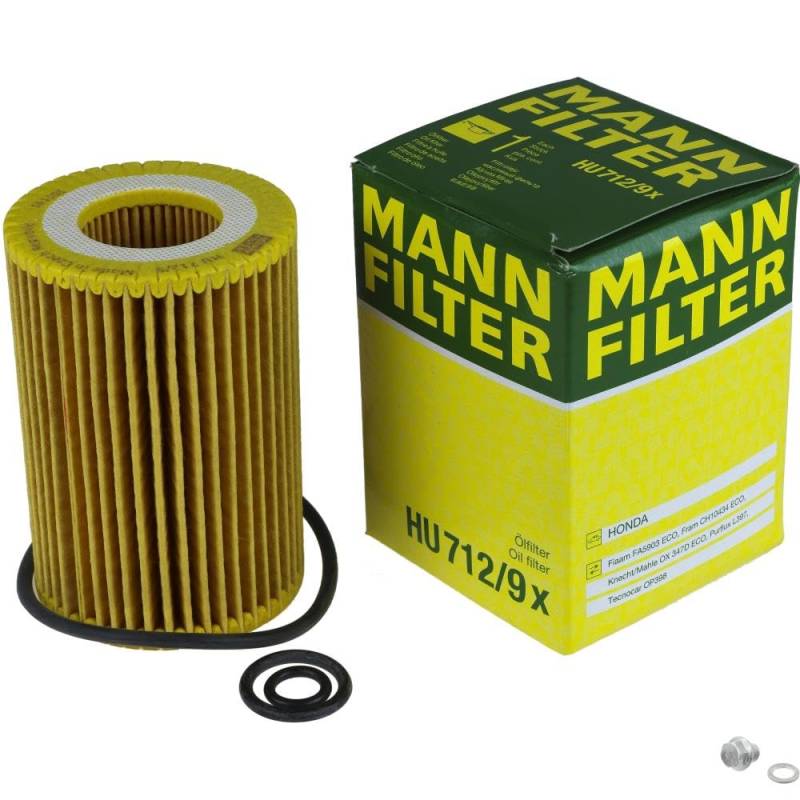 EISENFELS Filter Set erstellt mit MANN-FILTER Ölfilter HU 712/9 x, Verschlussschraube von EISENFELS