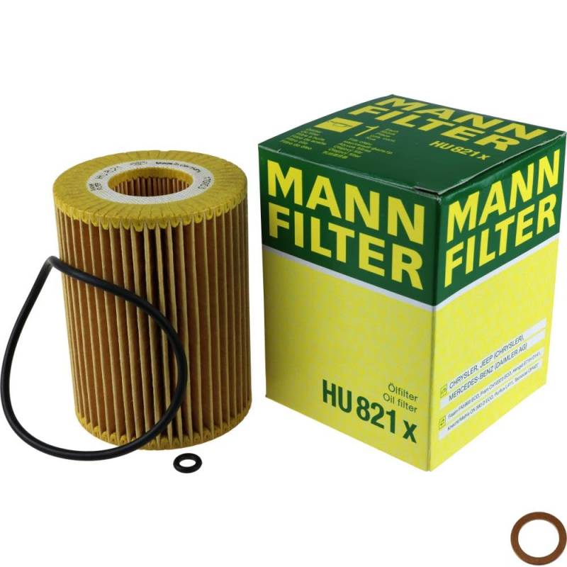 EISENFELS Filter Set erstellt mit MANN-FILTER Ölfilter HU 821 x, Dichtring von EISENFELS