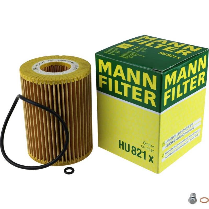 EISENFELS Filter Set erstellt mit MANN-FILTER Ölfilter HU 821 x, Verschlussschraube von EISENFELS