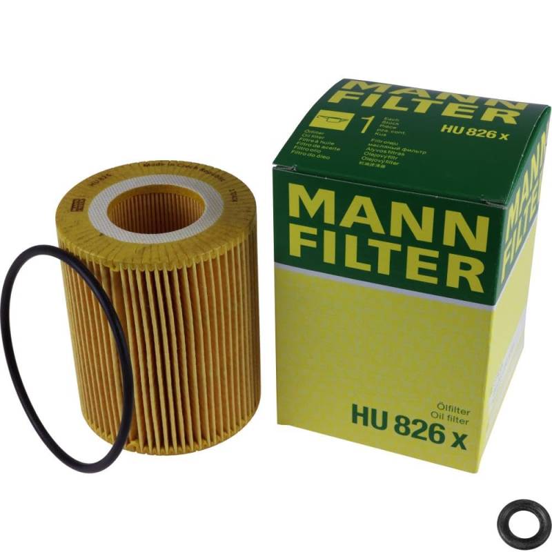 EISENFELS Filter Set erstellt mit MANN-FILTER Ölfilter HU 826 x, Dichtring von EISENFELS