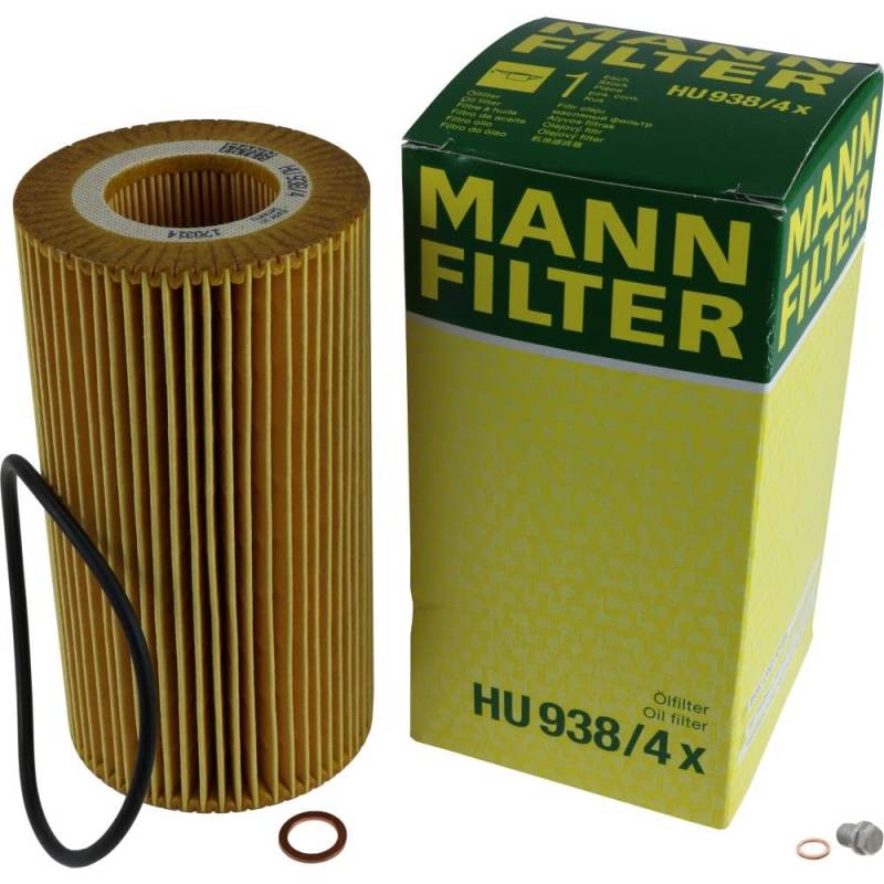 EISENFELS Filter Set erstellt mit MANN-FILTER Ölfilter HU 938/4 x, Verschlussschraube von EISENFELS