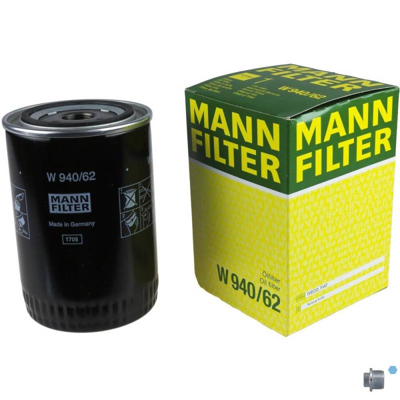 EISENFELS Filter Set erstellt mit MANN-FILTER Ölfilter W 940/62, Verschlussschraube von EISENFELS