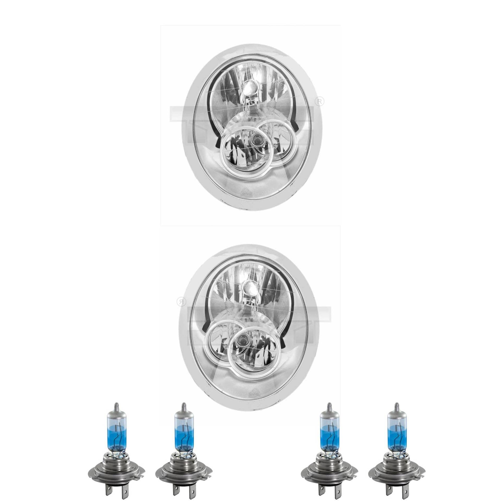 EISENFELS Set 106570842 erstellt mit Scheinwerfer links und rechts + OSRAM COOL BLUE INTENSE H7 Leuchtmittel kompatibel mit R50 R53 R52 von EISENFELS