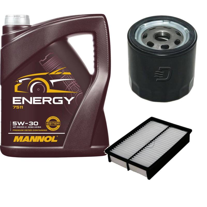 Inspektionspaket Wartungspaket Filterset mit Energy 5W-30 5L, Luftfilter, Ölfilter von EISENFELS