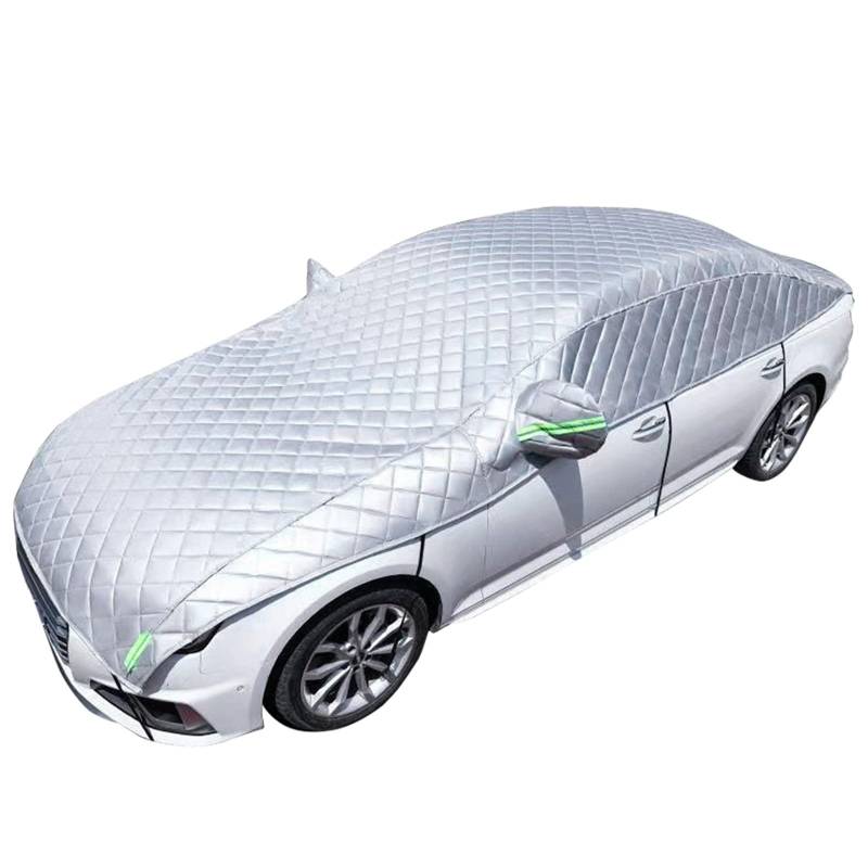 Hageldecken für Rolls-Royce Camargue Corniche Dawn Flying Spur Ghost,Autoabdeckung Anti-Hagel Halbgarage Autoplane Wasserdicht Staubdicht UV-beständig Autoplane mit Reflektorstreifen Outdoor(Size:Da von EIYCY