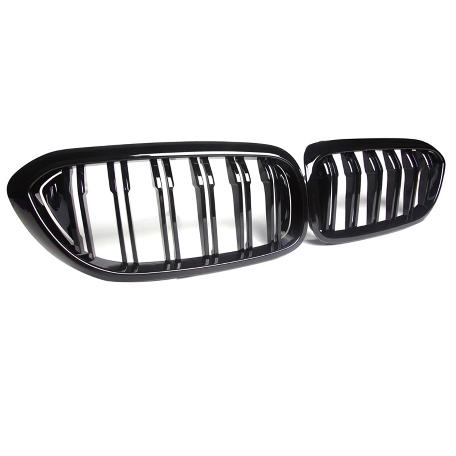 Frontgrill Einsatz Frontgrill Nieren-Stoßstangengrill Für 5er Serie 525I 530I 2017–2019 Vor LCI KüHlergrill(2 Gloss) von EKEGUY