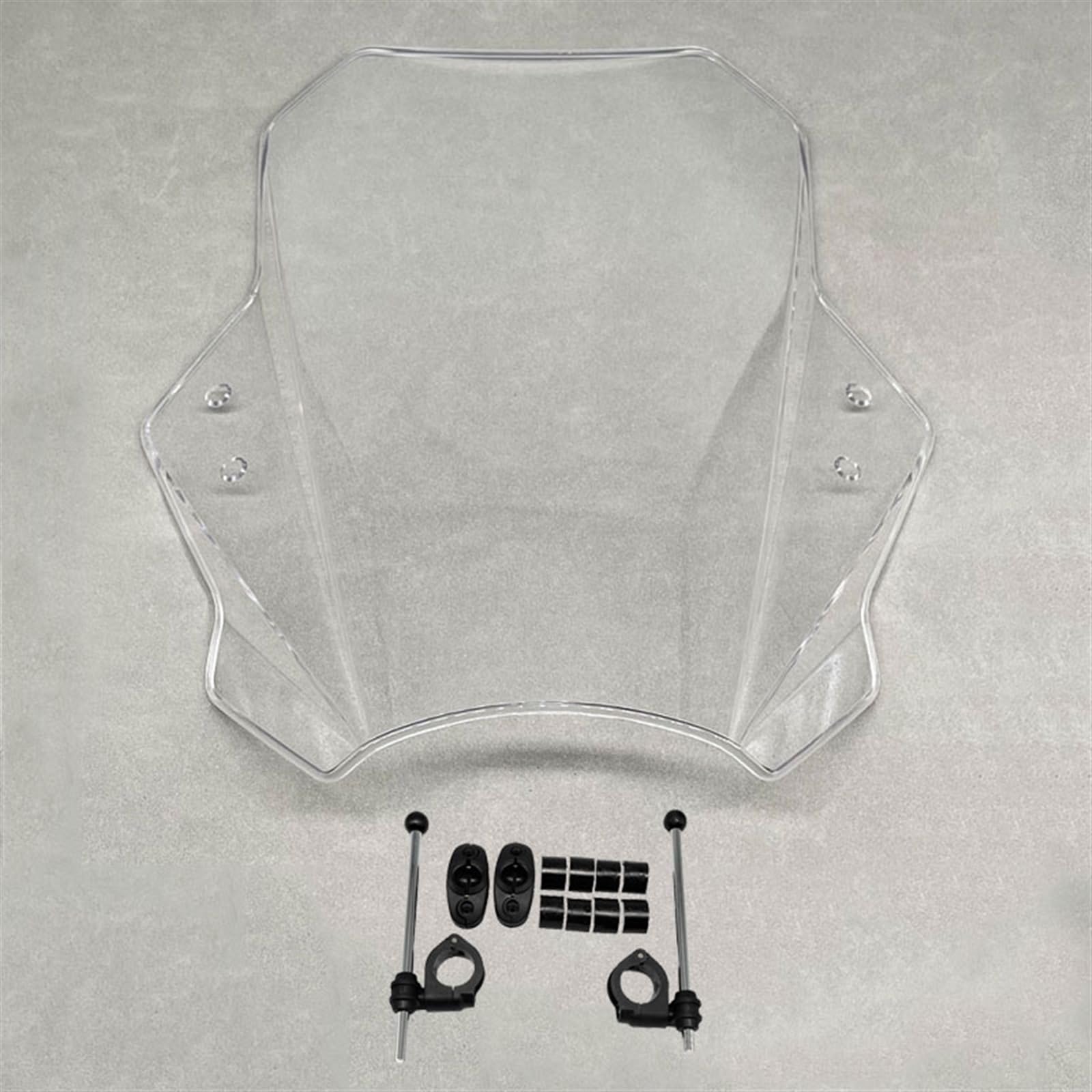 Windschild Universelle Windschutzscheibe Für R1200GS LC Für ADV Für R1250GS Für Z650 Windabweiser(Clear) von EKEGUY