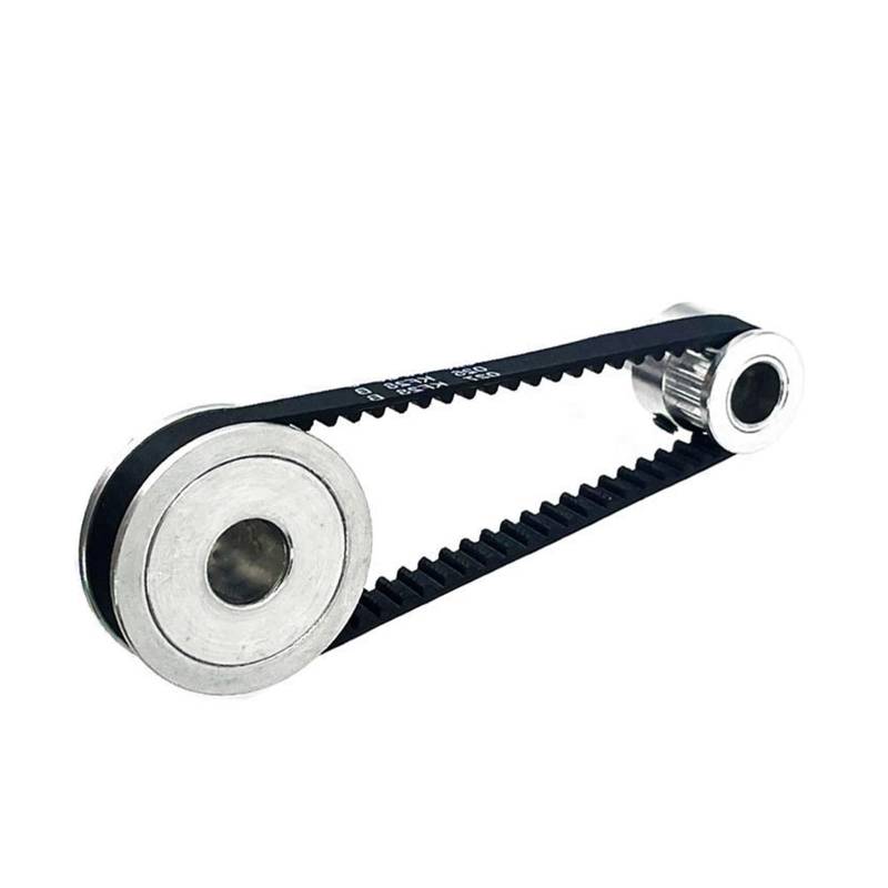 1:2 electronic starter Synchronous Drive Aluminum Pulley 15/30 Teeth Clutch Gear Drive Circumference 300-450mm Belt EKFBQBGW(30 Teeth-10MM Hole,351MM_15 TEETH-5MM HOLE) von EKFBQBGW