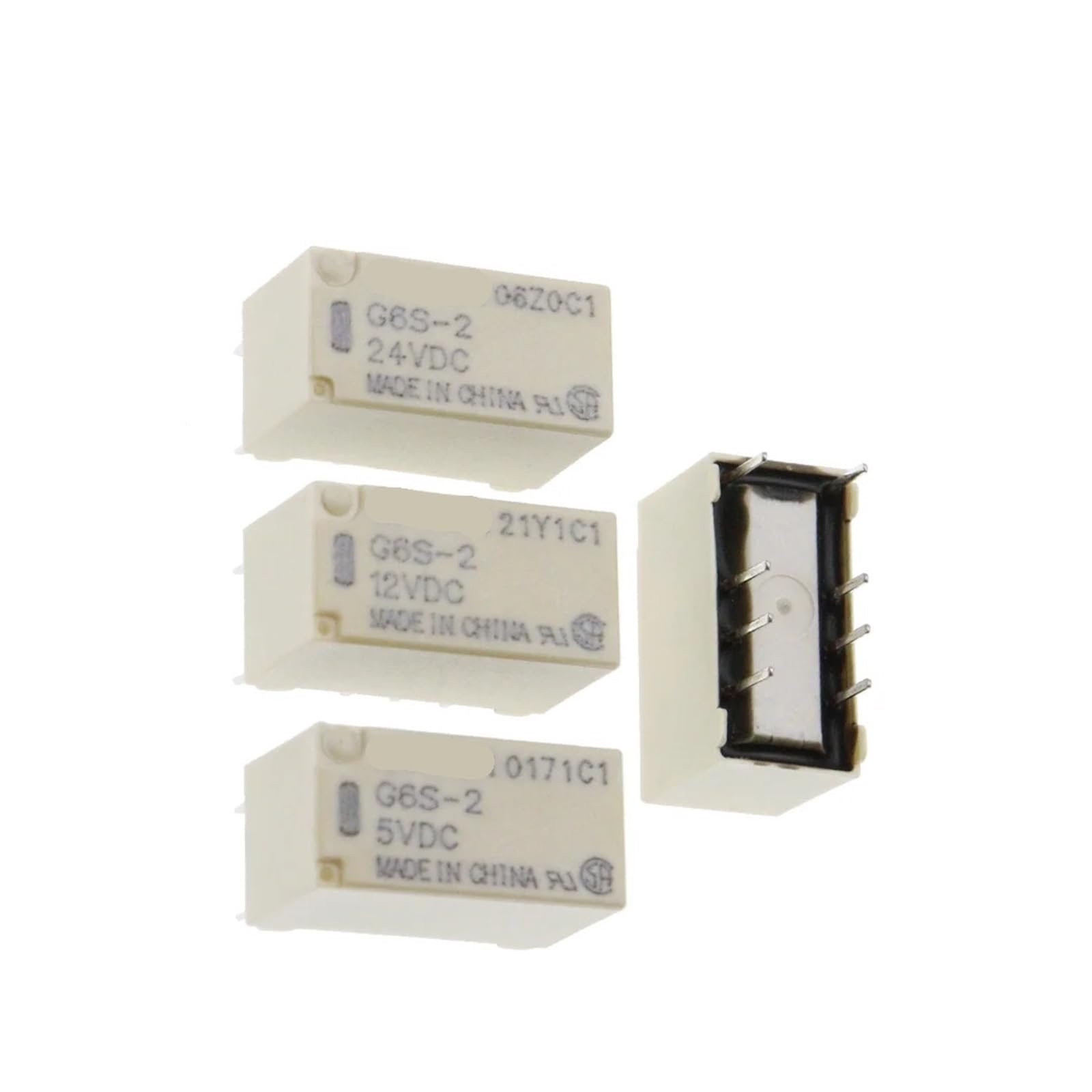 10PCS 5V/12V/24V Relay G6S-2-5VDC G6S-2-12VDC G6S-2-24VDC 250VAC/DC220V 8PIN Signal Switch Relay 2A EKFBQBGW(3V) von EKFBQBGW