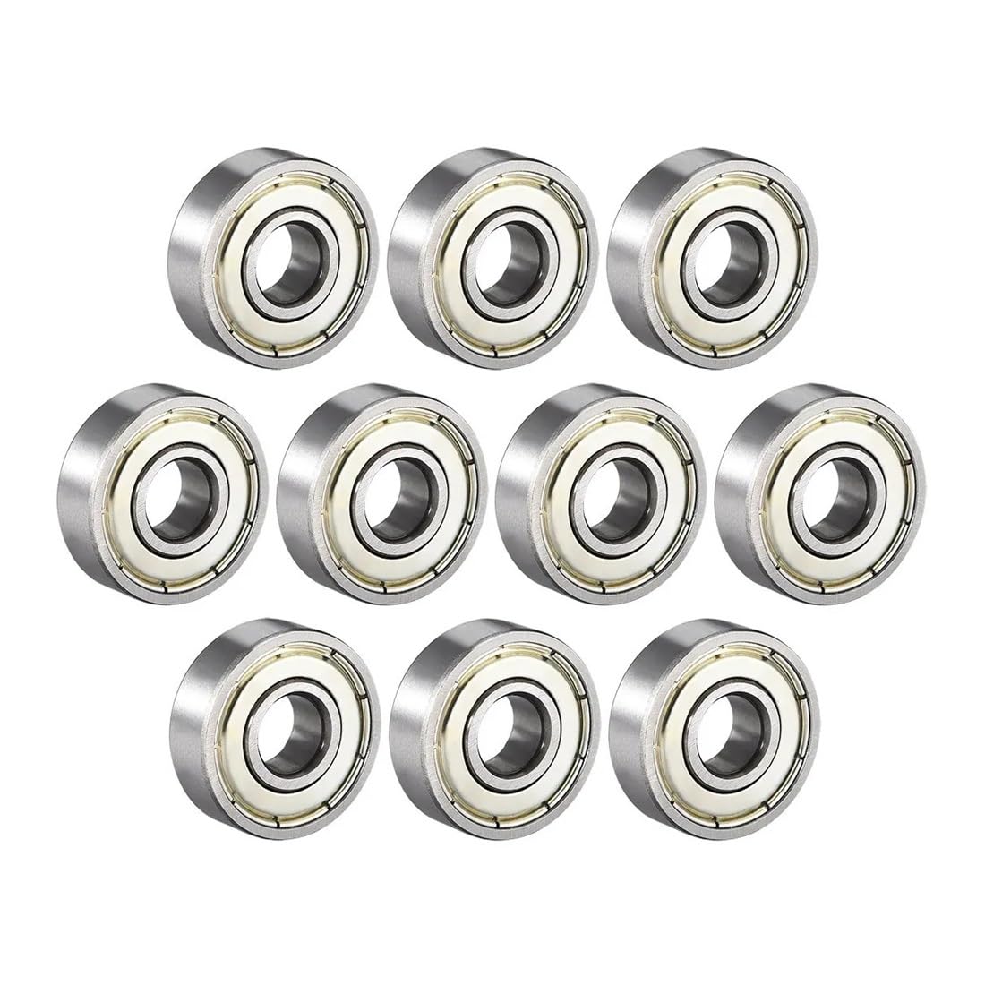 10PCS Bearing 603 604 605 606 607 608zz 608-2RS 609 623 624 625 626 627 628 629 ZZ RS Deep Groove Ball Bearings EKFBQBGW(ZZ,ABEC-1_607 7X19X6) von EKFBQBGW