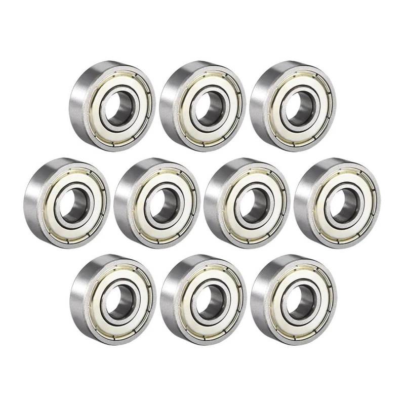 10PCS Bearing 603 604 605 606 607 608zz 608-2RS 609 623 624 625 626 627 628 629 ZZ RS Deep Groove Ball Bearings EKFBQBGW(ZZ,ABEC-1_607 7X19X6) von EKFBQBGW