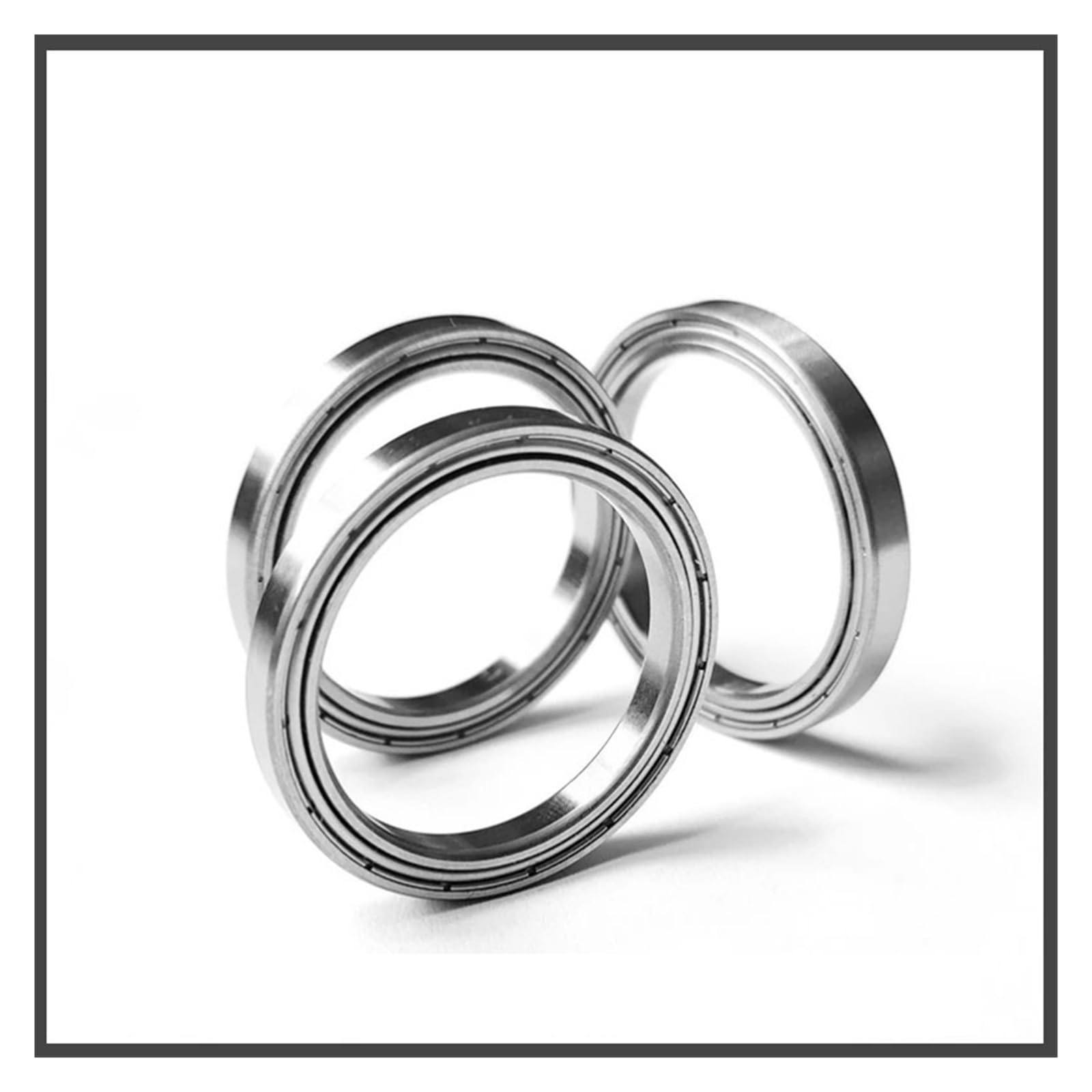 10PCS Thin-Wall Deep Groove Ball Bearing 6703ZZ 2RS S6703 Sizes 17 * 23 * 4mm Bearing Steel Stainless Steel EKFBQBGW(6706-2RS,Taglia unica) von EKFBQBGW