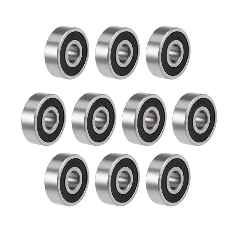 10Pcs/Lot 603-699 Miniature Deep Groove Ball Bearing 604 605 606 608 623 624 626 628 686 687 688 692 697 696 ZZ 2RS 2Z Bearings EKFBQBGW(-2RS,ABEC 1_624-4X13X5MM) von EKFBQBGW