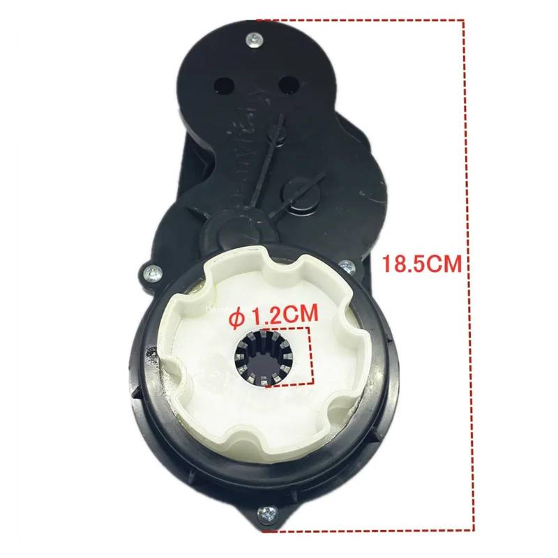 12V 24V 's Car Accessories 550/570 DC electronic starter Gearbox 12000-35000RPM High Speed Model DIY Parts EKFBQBGW(A Gearbox,550-24V 18000rpm) von EKFBQBGW