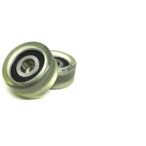 1pcs 10 mm Shaft Hole 36 mm Diameter Molded Ball Bearing PU620036-16 Groove Guide Pulley EKFBQBGW(PU600040-10 10x40x10) von EKFBQBGW